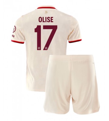 Bayern Munich Michael Olise #17 Tercera Equipación Niños 2024-25 Manga Corta (+ Pantalones cortos)